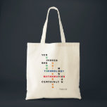 Tote Bag STEM Oui En Effet Elle Peut Motiver<br><div class="desc">STEM Oui En effet, elle peut Motivationnel sac fourre-tout budgétaire avec verset de la Bible chrétienne PERTOMISABLE. Ce sac fourre-tout de motivation montre les mots SCIENCE, TECHNOLOGIE, INGÉNIERIE et MATHÉMATIQUES - aka STEM - combinés dans un concept de mots croisés original avec la citation motivationnelle inspirante OUI EN EFFET ELLE...</div>