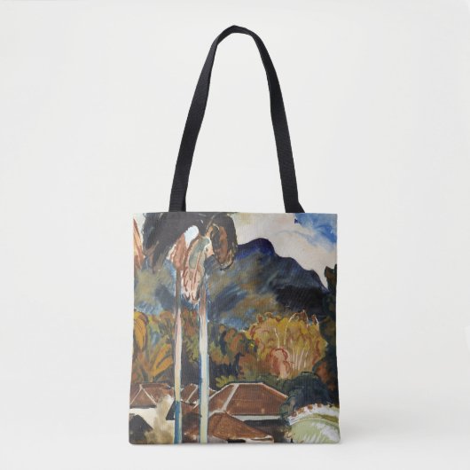 Tote Bag Sten - Java, peinture fine art (Devant)