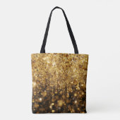 Tote Bag Step Out in Style With Golden Sparkles on Your (Dos)