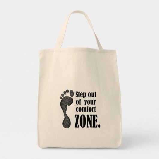 Tote Bag step out of your comfort zone  (Devant)