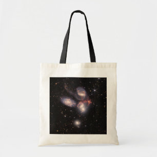 Tote Bag Stephan's Quintet 5 Galaxies Deep Field James Webb