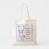 Tote Bag Stéthoscope Cœur EMT (Devant)