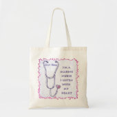 Tote Bag Stéthoscope d'infirmière de marine (Devant)