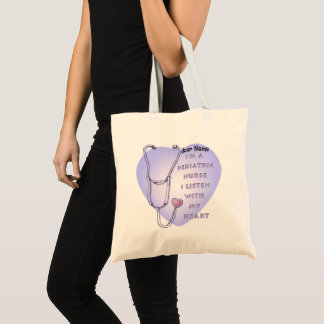 Tote Bag Stéthoscope d'infirmière pédiatrique