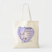 Tote Bag Stéthoscope d'infirmière pédiatrique (Devant)
