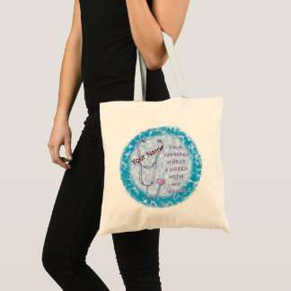 Tote Bag Stéthoscope Infirmière Chirurgicale du Cœur