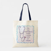 Tote Bag Stéthoscope infirmière exceptionnelle (Dos)