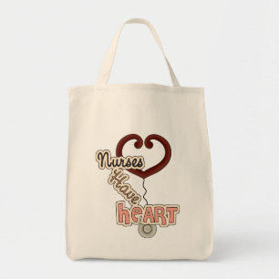 Tote Bag Stethoscope Les infirmières ont des T-shirts cardi