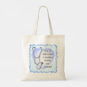 Tote Bag Stéthoscope Médecin du cœur (Dos)