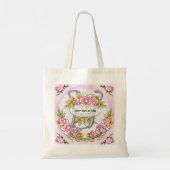 Tote Bag Stéthoscope Roses (Dos)