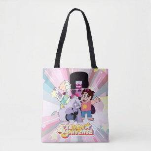 Tote Bag Steven Universe   Crystal Gem Group Huddle