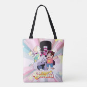 Tote Bag Steven Universe | Crystal Gem Group Huddle (Dos)