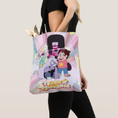 Tote Bag Steven Universe | Crystal Gem Group Huddle (De près)