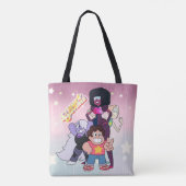 Tote Bag Steven Universe | Pose du groupe Crystal Gem (Dos)