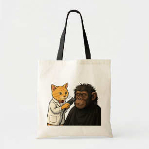 Tote Bag Stick de chat et de gorille de refroidissement