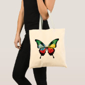 Tote Bag Sticker du drapeau à queue noire éthiopien (Devant (produit))