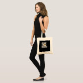 Tote Bag Sticker Mème Drôle Travaillant Dur Ou Difficile (Devant (modèle))