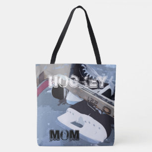 Tote Bag Sticks Hockey Patins Moms Sports