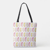 Tote Bag Sticks Popsicle Colorful Pastel Motif d'été (Dos)