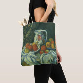 Tote Bag Still Life, Curtain and Pitcher par Paul Cezanne (De près)
