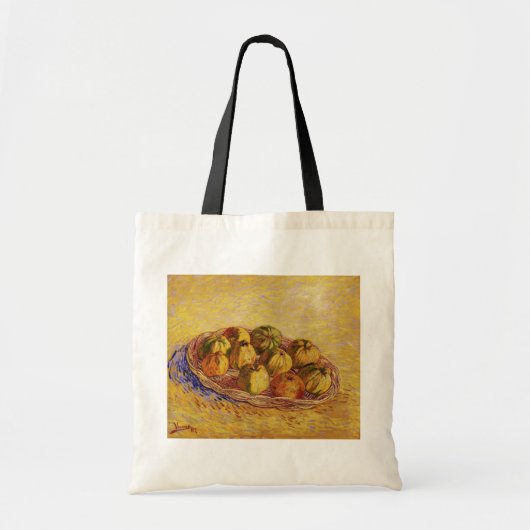 Tote Bag Still Life, Panier de pommes de Vincent van Gogh (Devant)