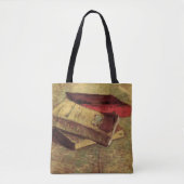 Tote Bag Still Life with Three Books par Vincent van Gogh (Devant)