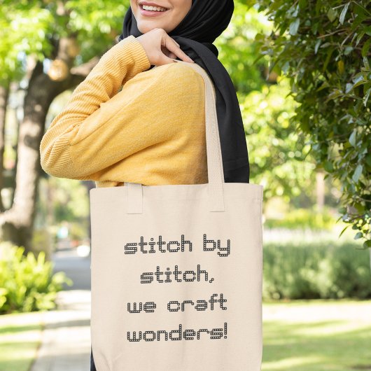 Tote Bag Stitch par Stitch Creative Stitching Lover Cadeau