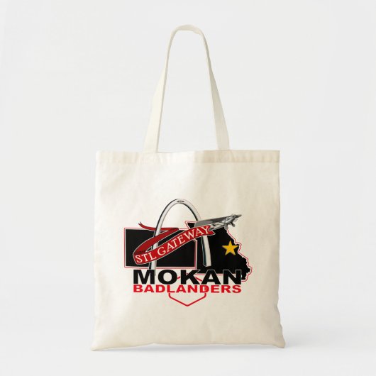 Tote Bag STL Gateway Missouri Badlanders (Devant)