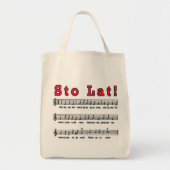 Tote Bag Sto Lat ! Chanson (Devant)