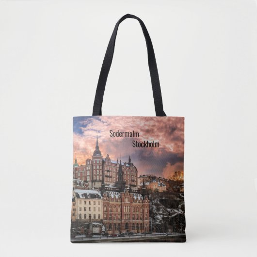 Tote Bag Stockholm, île de Sodermalm (Devant)
