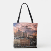 Tote Bag Stockholm, île de Sodermalm (Dos)