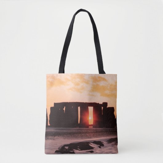 Tote Bag Stonehenge, solstice d'hiver (Devant)