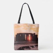 Tote Bag Stonehenge, solstice d'hiver (Dos)