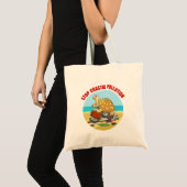 Tote Bag Stop Coastal Pollution Sea Turtle De l'environneme (Devant (produit))