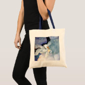 Tote Bag Stork and Baby (Devant (produit))