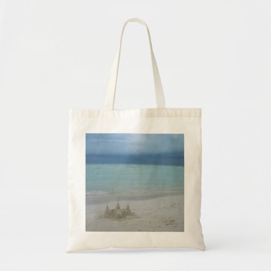 Tote Bag Stormy Sandcastle Beach Landscape (Devant)