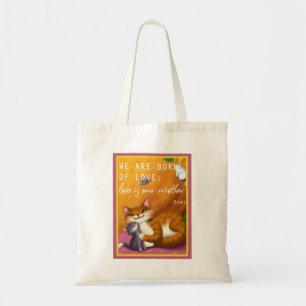 Tote Bag Storybook maman et bébé chats