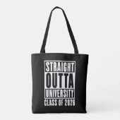 Tote Bag Straight Outta University Class of 2026 (Dos)