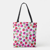 Tote Bag strawryfield rose tropicale été nature fruit (Dos)