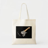 Tote Bag Striking Black Electric Guitare instrument de musi (Devant)