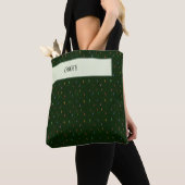 Tote Bag String light Stripes MultiColor Christmas Stocking (De près)