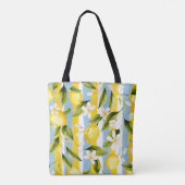 Tote Bag Stripes and Lemons  (Dos)