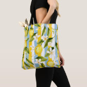 Tote Bag Stripes and Lemons  (De près)