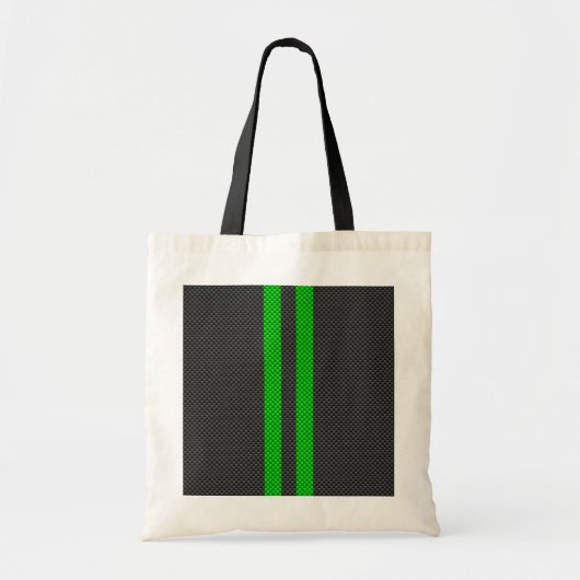 Tote Bag Stripes de Green Carbon (Devant)
