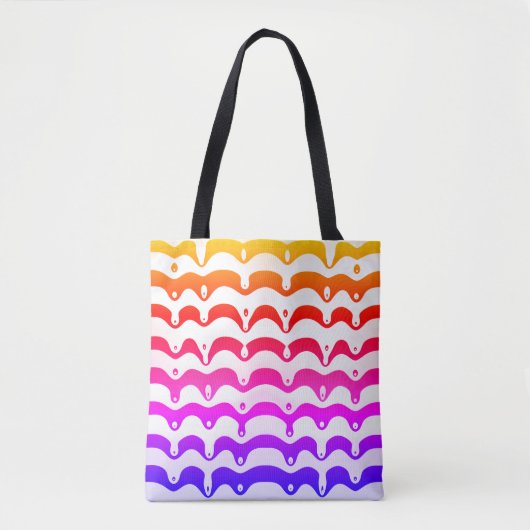 Tote Bag Stripes de Jazzy Tropical (Devant)