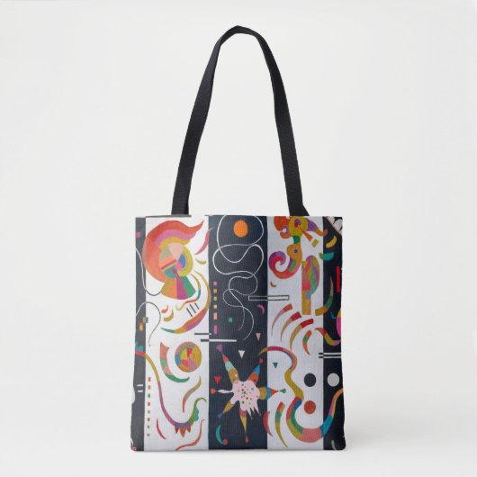 Tote Bag Stripes, Wassily Kandinsky (Devant)