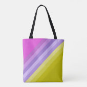 Tote Bag Striqué, lumineux, arc-en-ciel (Dos)