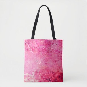 Tote Bag Structures roses faites en manuel sur un papier pe