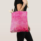 Tote Bag Structures roses faites en manuel sur un papier pe (De près)