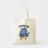 Tote Bag Strumming Bird amusant animal jeu (Devant)